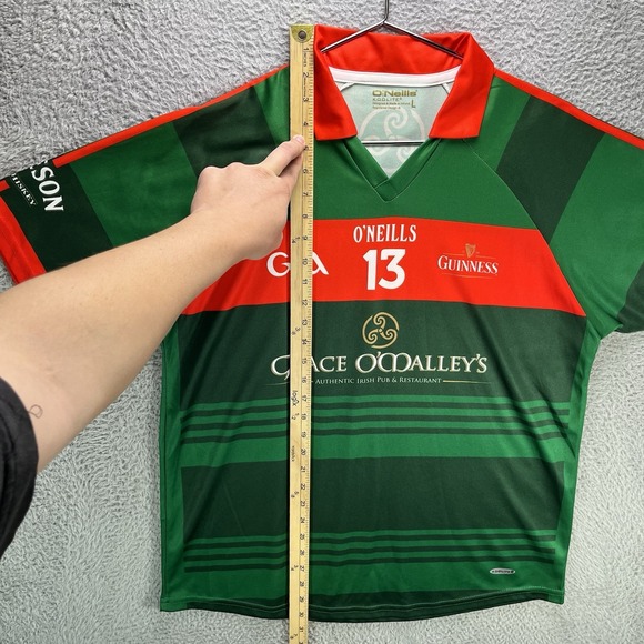 O'Neills Koolite Irish Soccer Jersey Kit Adult Jameson Norfolk Grace O' Malley's - Picture 7 of 11